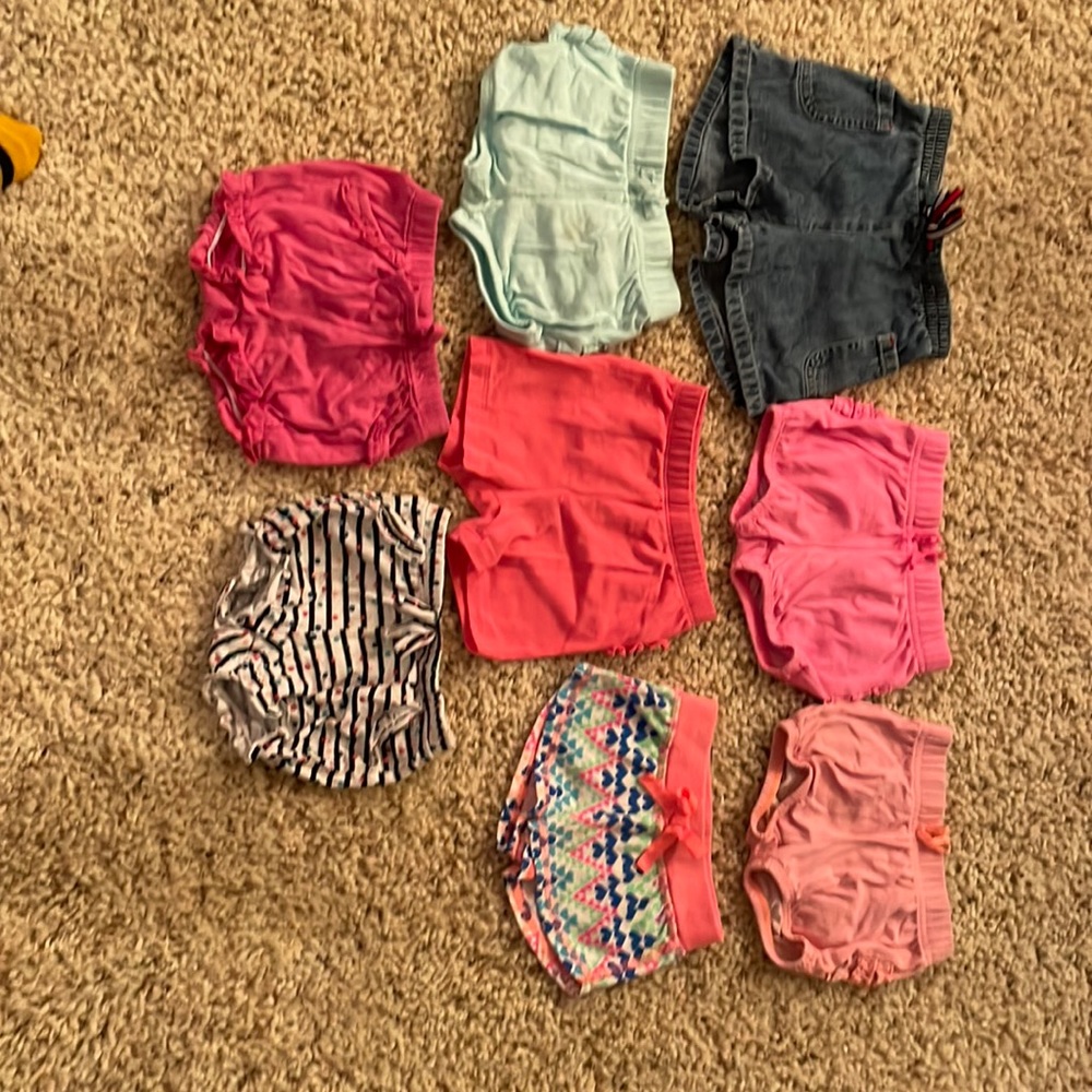 Set of shorts for baby girl size 6 months